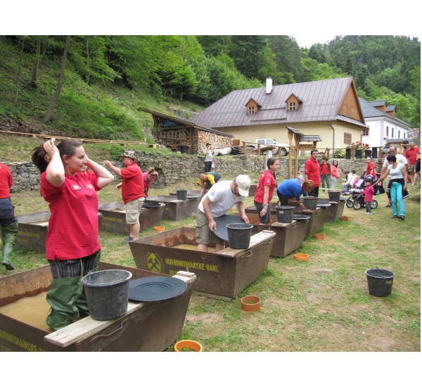 Areál súťažného aj voľnočasového ryžovania zlata