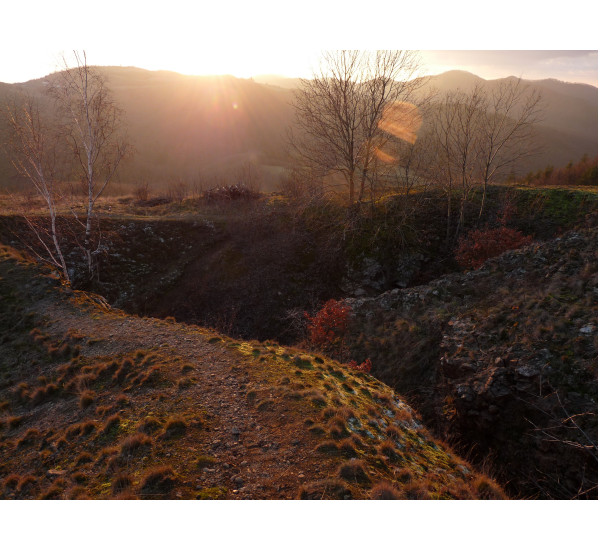 Kopanice, časť Banište, povrchové dobývky / Kopanice, locality Banište, surface mining territory